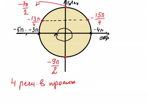 Sin2x=корень из 2 sin(п/2+х) [-3п; -5п]