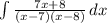 \int{\frac{7x+8}{(x-7)(x-8)}}\, dx