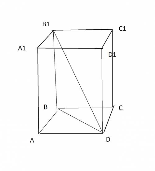 Впрямоугольном параллелепипеде(abcda1b1c1d1) измерения равны 6.8.10.найти диагональ параллелепипеда