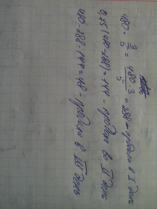 Вмагазин 480 кг яблок в первый день продали 3/5 всего количества яблок, а во второй 75% оставшихся,