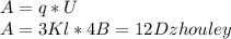 A=q*U \\A=3Kl*4B=12Dzhouley