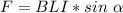 F=BLI*sin\ \alpha