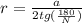 r= \frac{a}{2tg( \frac{180}{N})}