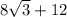 8\sqrt3+12