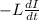 -L \frac{dI}{dt}