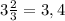 3 \frac{2}{3}=3,4