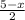 \frac{5-x}{2}