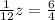 \frac{1}{12}z= \frac{6}{4}