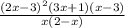 \frac{(2x-3)^2(3x+1)(x-3)}{x(2-x)}