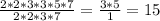 \frac{2*2*3*3*5*7}{2*2*3*7} = \frac{3*5}{1} =15\\&#10;