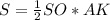 S= \frac{1}{2}SO*AK