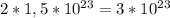 2*1,5*10^{23}=3*10^{23}