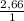 \frac{2,66}{1}