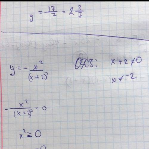 График функции y=-x^2/(x+2)^2 нужно полное решение это выш.мат