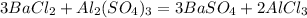 3BaCl_2 + Al_2(SO_4)_3 = 3BaSO_4 + 2AlCl_3