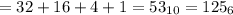 =32+16+4+1=53_{10}=125_{6}