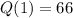 Q(1)=66