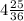 4\frac{25}{36}