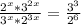 \frac{2^x*3^{2x}}{3^x*2^{3x}} = \frac{3^{3}}{2^6}