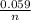 \frac{0.059}{n}