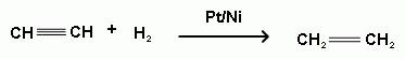 Напишите примеры реакции гидрирования для алканов,алкенов и алкинов)заранее