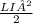 \frac{LI²}{2}