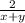 \frac{2}{x+y}