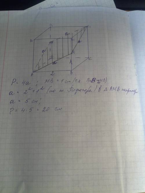Постройте сечение куба авсда1в1с1д1 плоскостью, проходящей через точки а, м, н, где точки м и н - се