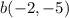 b(-2,-5)