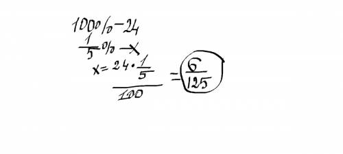 24 1/5 какую часть числа составляет.