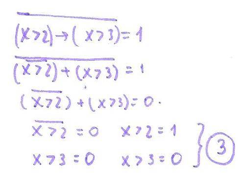 Для какого из указанных значений x истинно высказывание ¬ ((x> 2) → (x> 1) 1 2) 2 3) 3