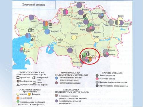 Город, в котором производство серной кислоты комбинируется с цветной меллургией: а) актау; б) астана