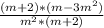 \frac{(m+2)*(m-3 m^{2} )}{ m^{2} *(m+2)}