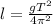 l= \frac{g T^{2} }{4 \pi ^{2} }