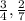 \frac{3}{4} , \frac{2}{7}