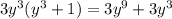 3y^{3}(y^3+1)=3y^9+3y^3