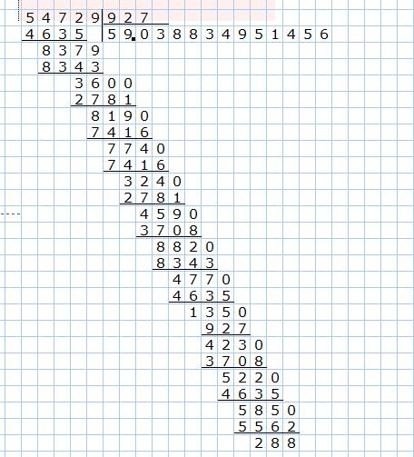 Решите примеры с они с остатком только решите в столбик и не используйте калкулятор: 195622: 178= 54