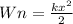 Wn= \frac{k x^{2} }{2}