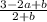 \frac{3-2a+b}{2+b}