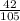 \frac{42}{105}