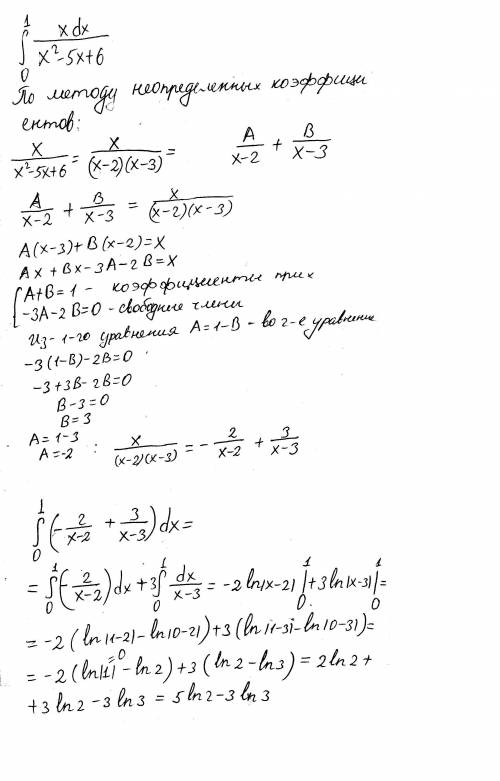 Решить определённый интеграл (пошагово). метод указан внизу. второй пример
