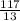 \frac{117}{13}