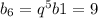 b_{6}=q^5b1=9