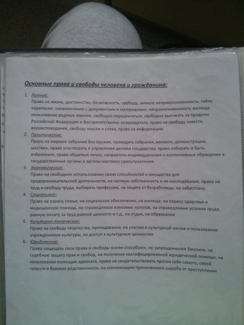 Доклад на тему права человека в обществе по окружаюшему миру седня надо