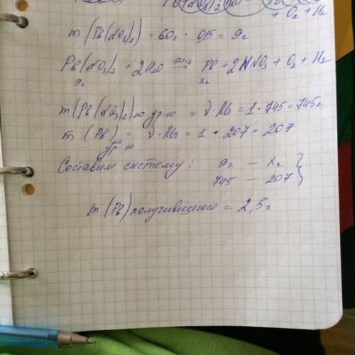 Яку масу свинцю можна добути здійснюючи електроліз водного розчину рb(no3)2 масою = 60г. массова час