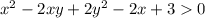 x^2-2xy+2y^2-2x+30