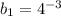 b_{1}=4^{-3}