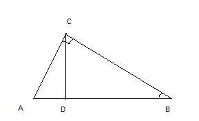 Втреугольнике авс угол с равен 90 градусов, угол в равен 35 градусов, сd – высота. чему равен угол d