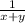 \frac1{x+y}