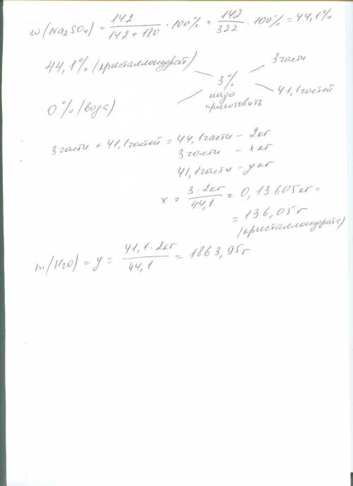 Сульфат натрия используется в медицине как слабительное. какая масса кристаллогидрата na2so4*10h2o п